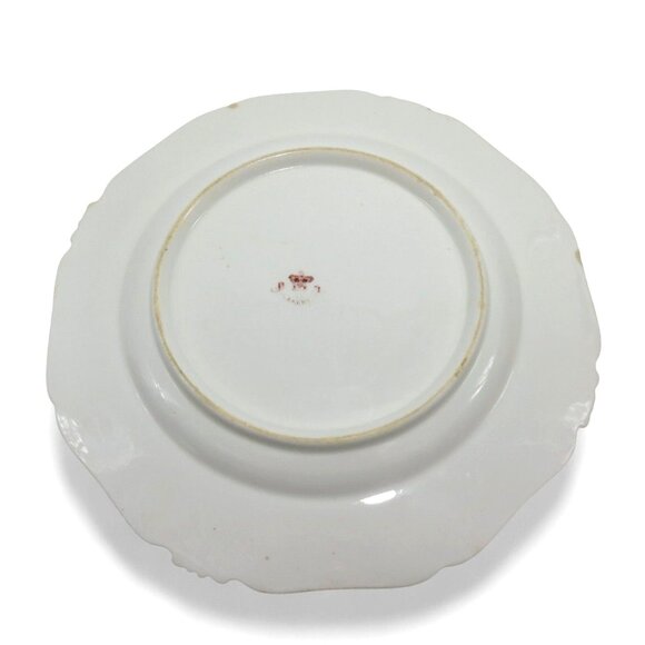 Royal CROWN DERBY Antique Plate Floral Design and Gold Trim England Vintage 10" - Picture 8 of 10